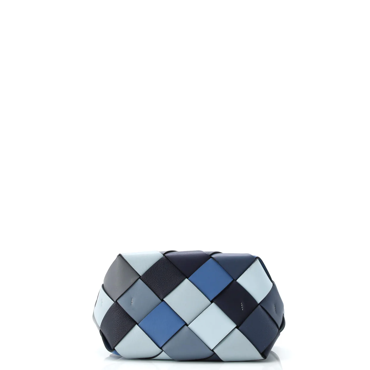 Woven Basket Bag Leather Small - Deep Luxury