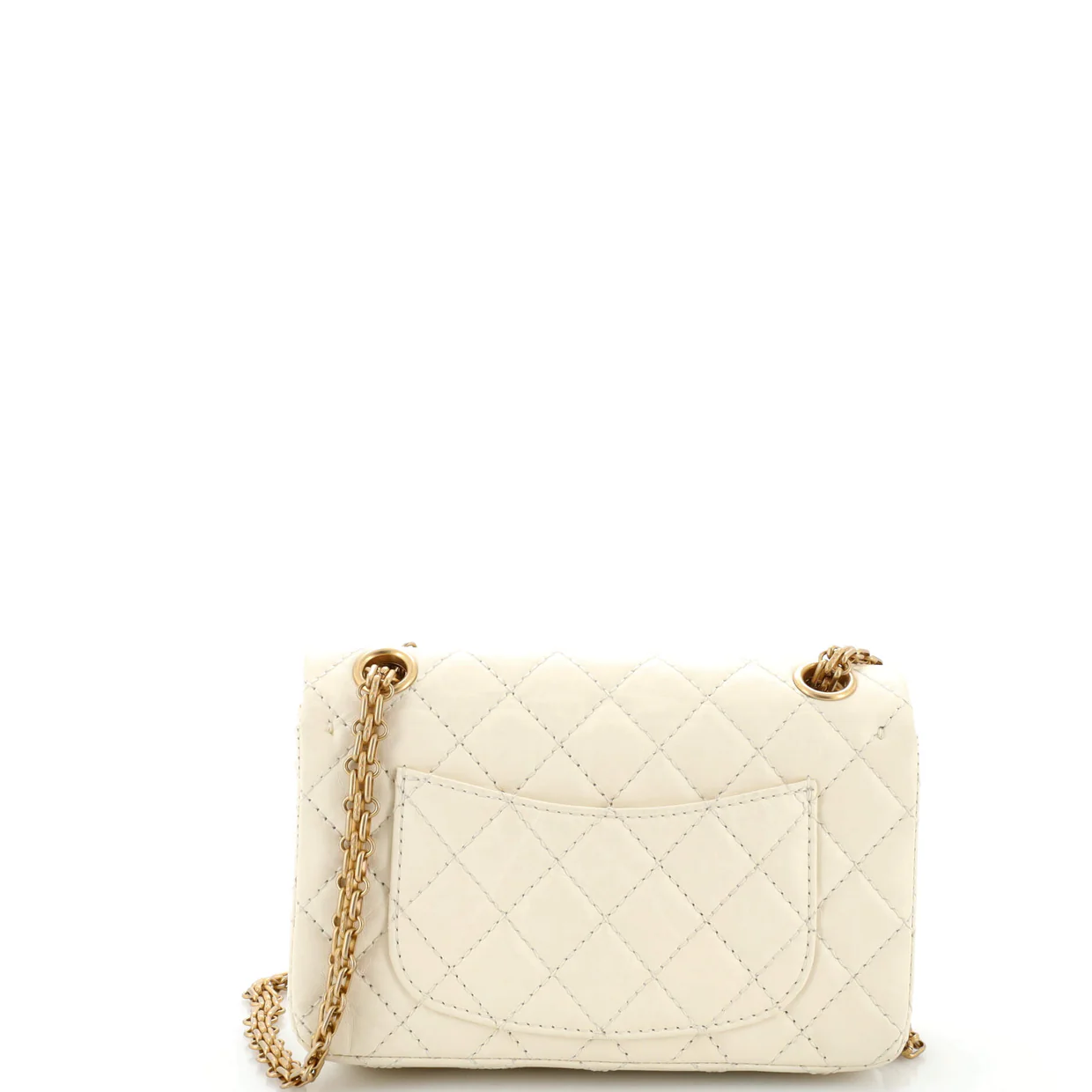 Reissue 2.55 Flap Bag Quilted Aged Calfskin Mini - Deep Luxury