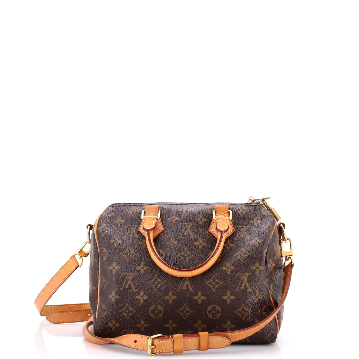 Speedy Bandouliere Bag Monogram Canvas 25 - Deep Luxury