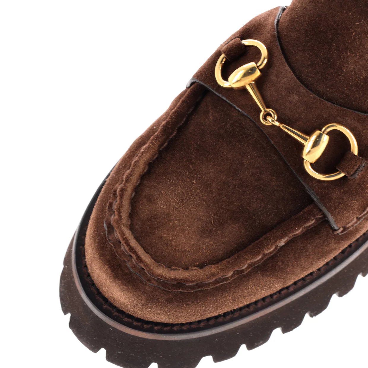 Women's Horsebit Flatform Mules Suede - Deep Luxury