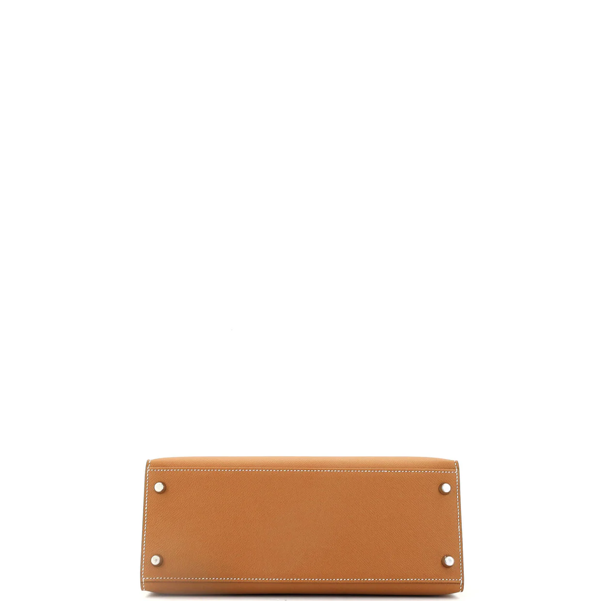 Kelly Handbag Gold Epsom with Palladium Hardware 28 - Deep Luxury