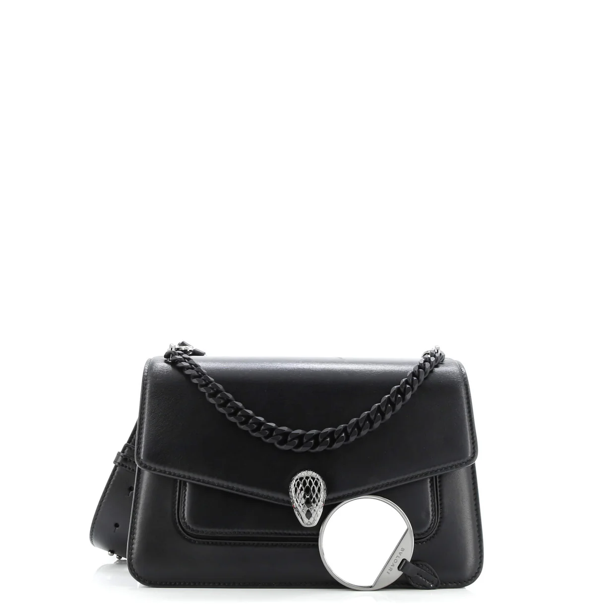 Serpenti Forever Maxi Chain Crossbody Bag Leather Medium - Deep Luxury