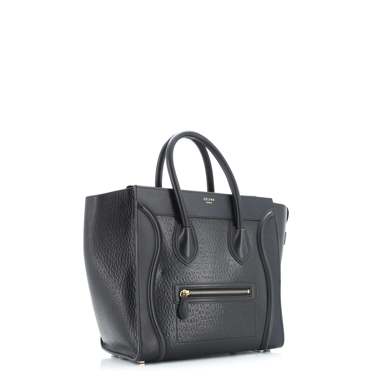 Luggage Bag Grainy Leather Mini - Deep Luxury
