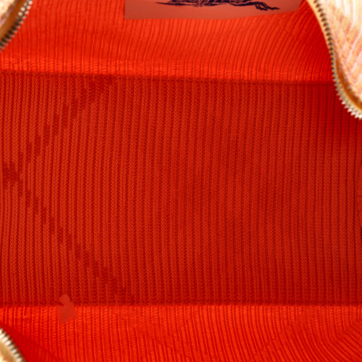 Peg Handle Bag Knit Check Fabric Medium - Deep Luxury