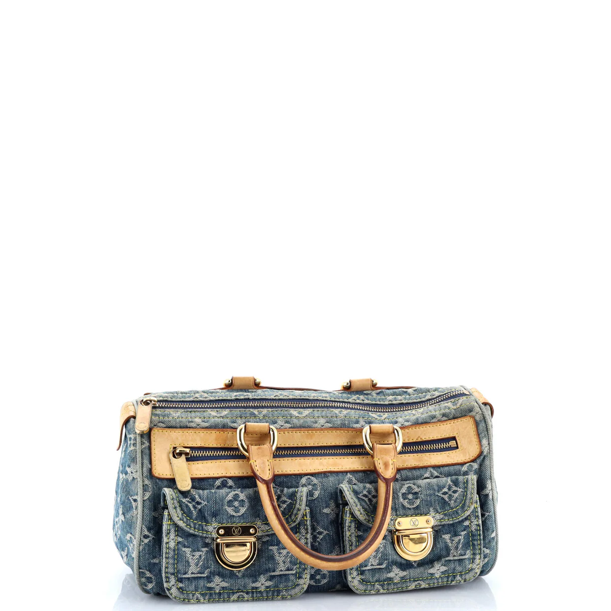 Neo Speedy Bag Denim - Deep Luxury