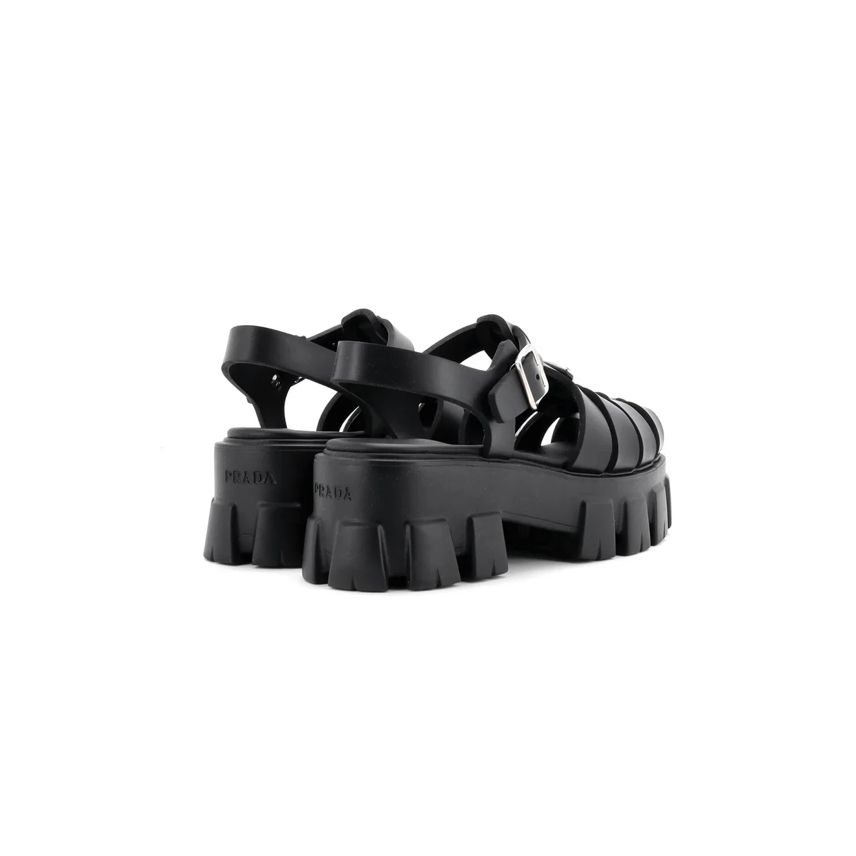 Women's Monolith Cage Platform Sandals Rubber - Deep Luxury