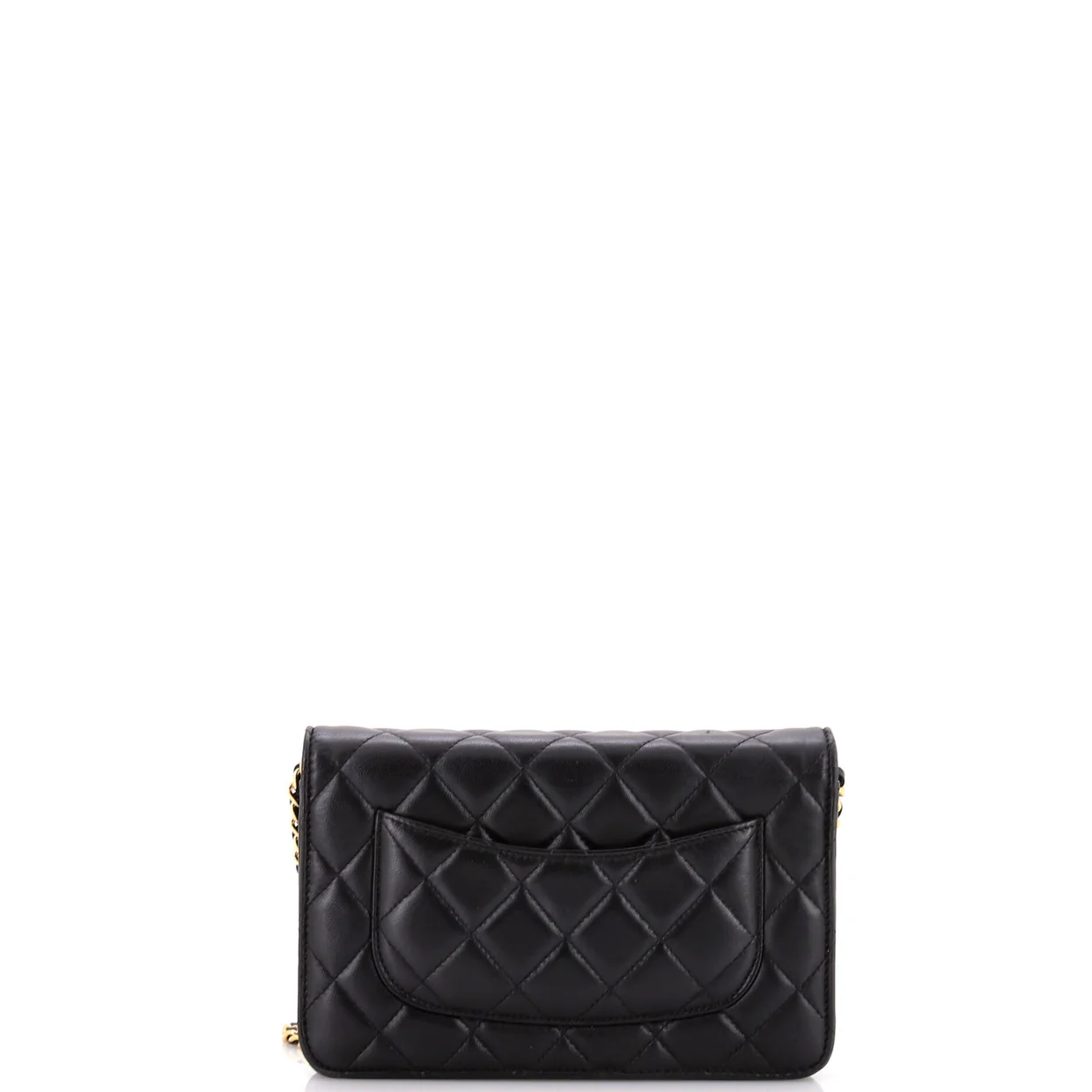 Wallet on Chain Quilted Lambskin - Deep Luxury