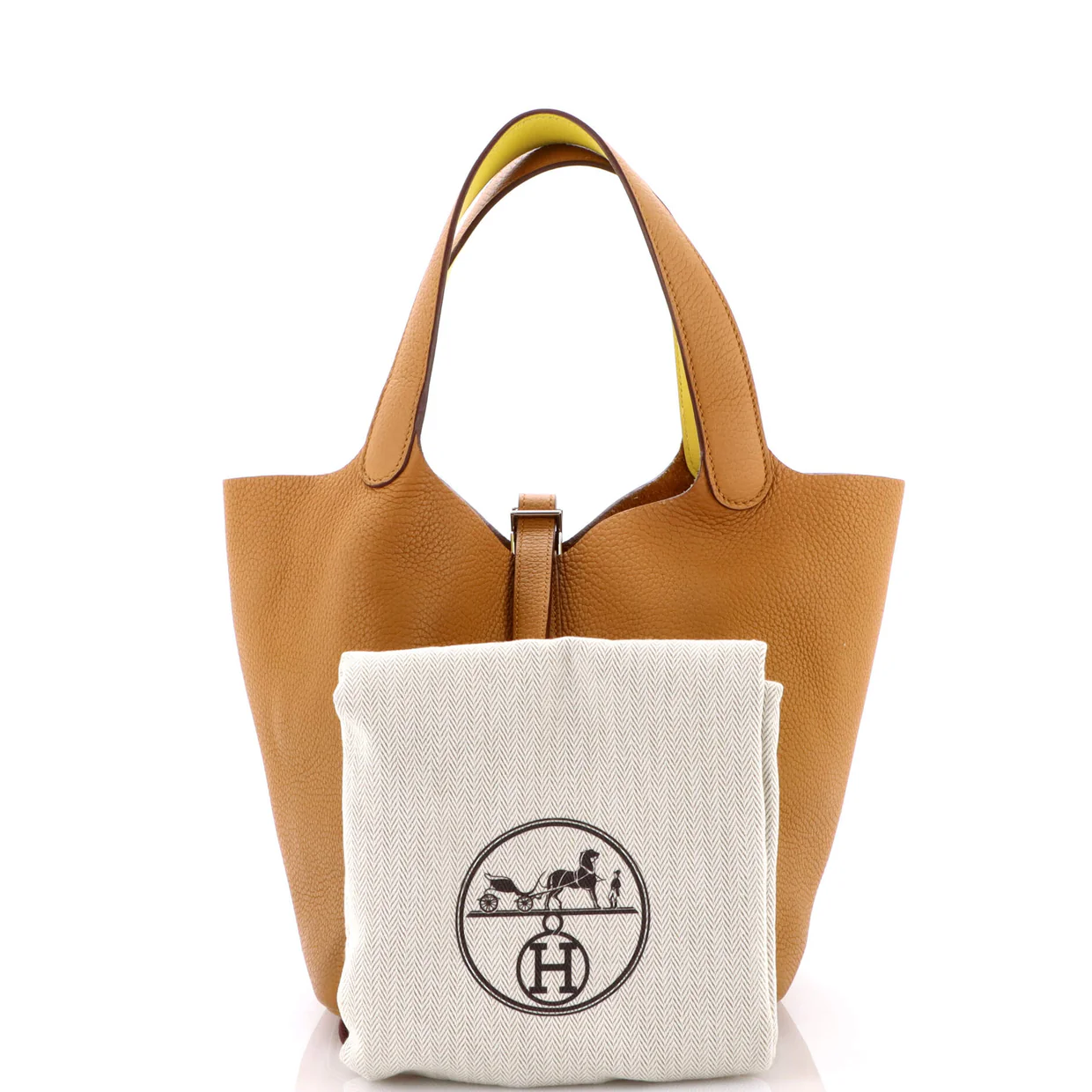 Eclat Picotin Lock Bag Clemence with Swift MM - Deep Luxury