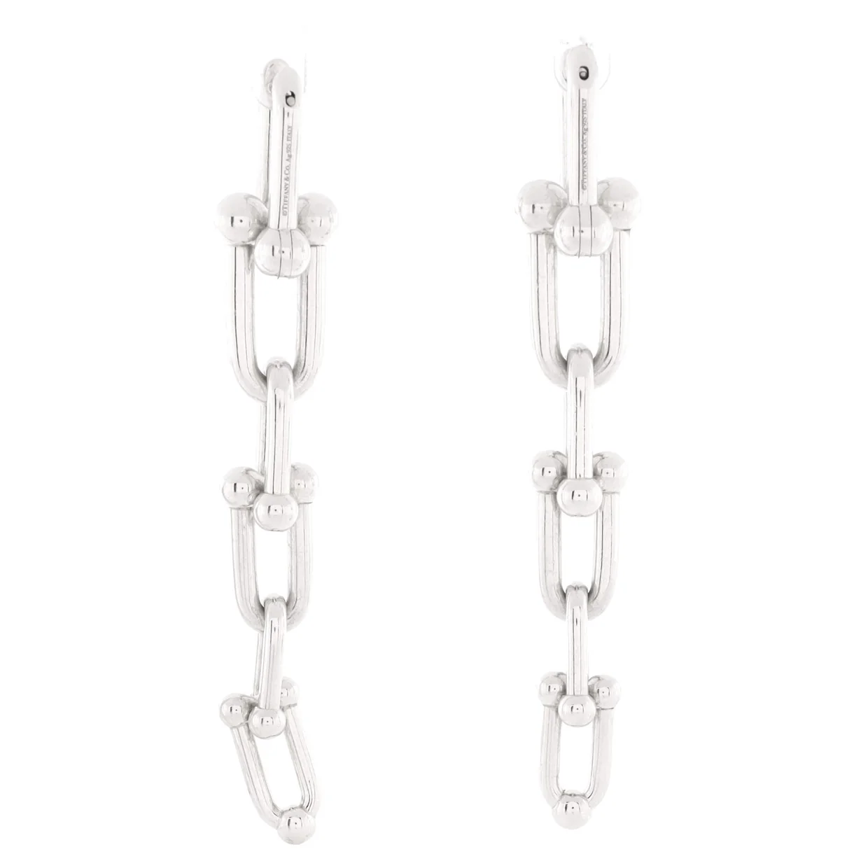 HardWear Graduated Link Earrings Sterling Silver - Deep Luxury