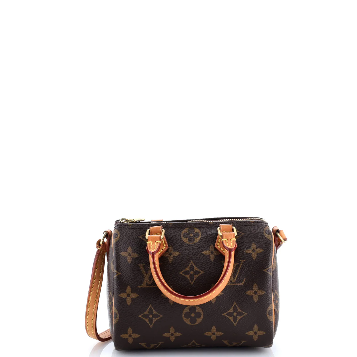 Speedy Bandouliere Bag Monogram Canvas Nano - Deep Luxury