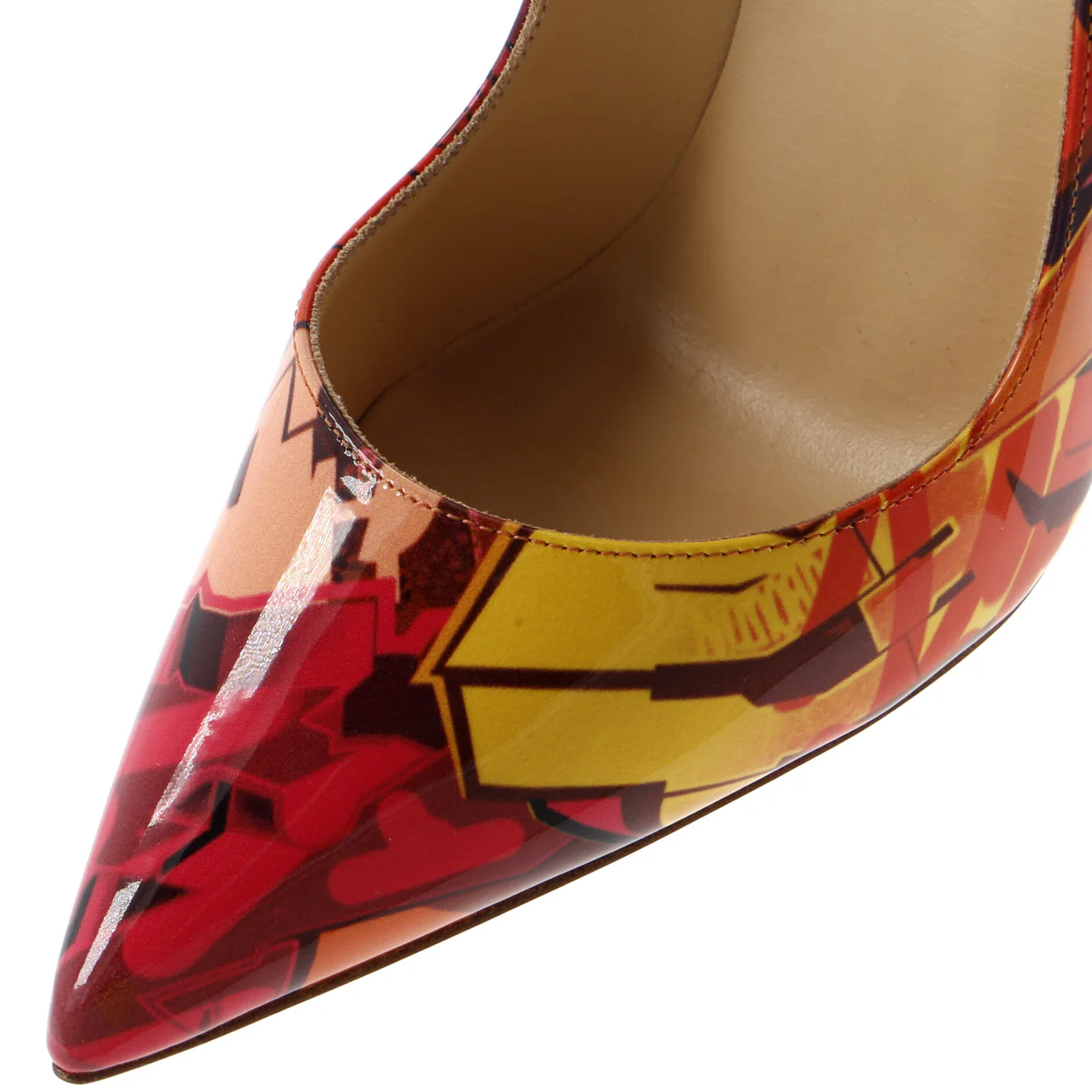 Women's So Kate Pumps Printed Patent 120 - Deep Luxury