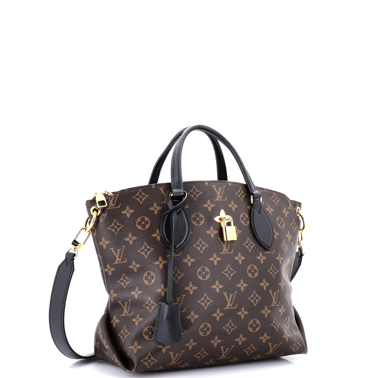 Flower Zipped Tote Monogram Canvas MM - Deep Luxury