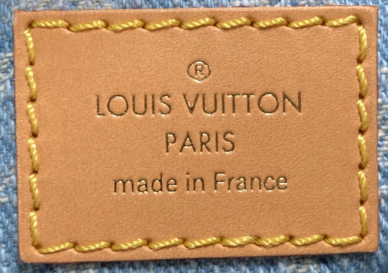 Loop Handbag Monogram Denim - Deep Luxury