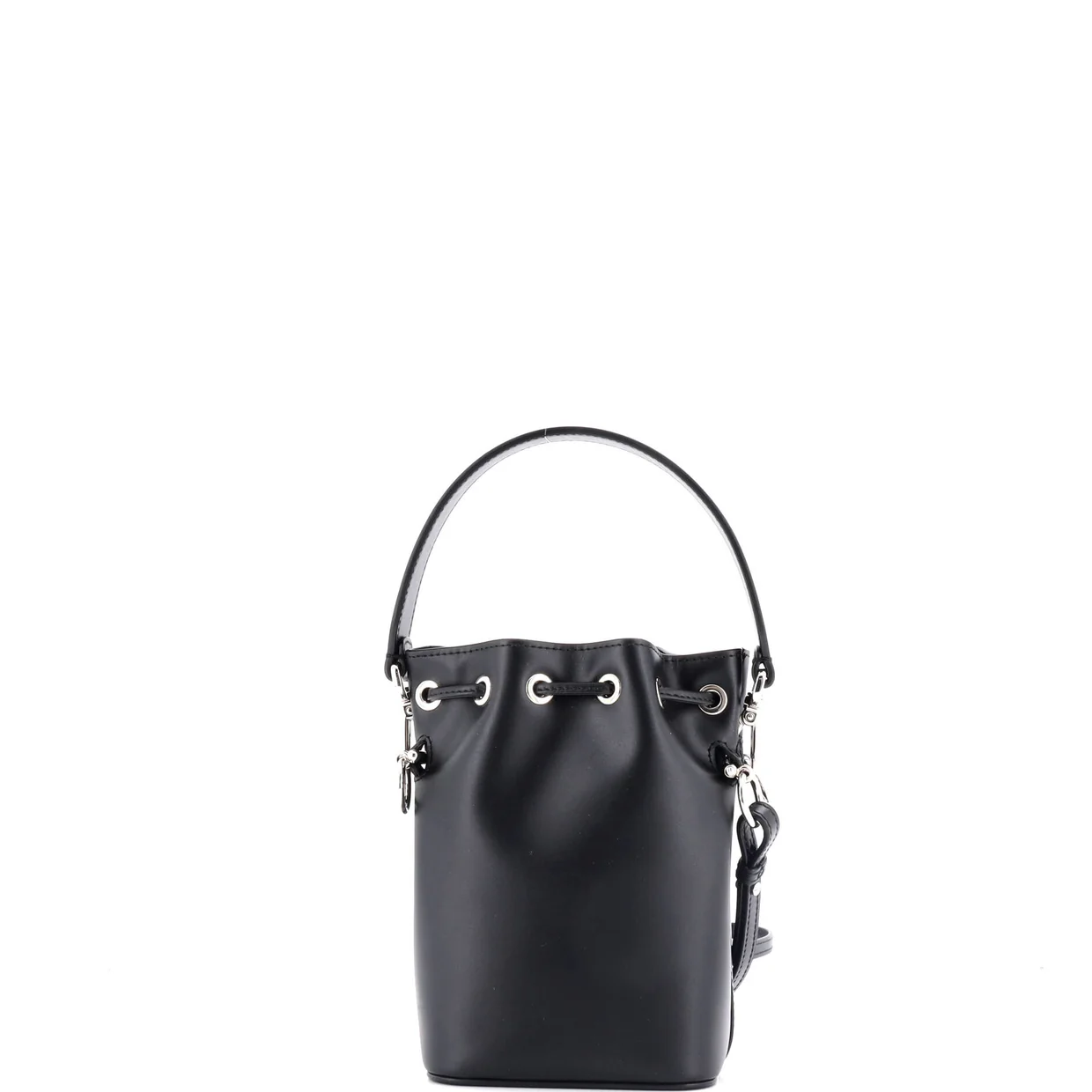 Logo Mon Tresor Bucket Bag Leather Mini - Deep Luxury