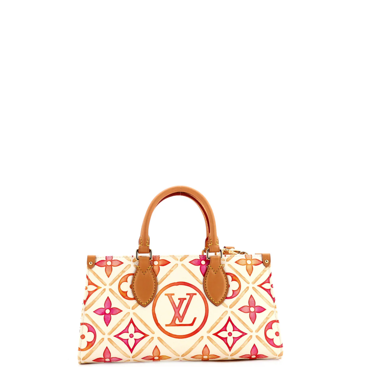 OnTheGo Tote By The Pool Monogram Tile Canvas East West - Deep Luxury