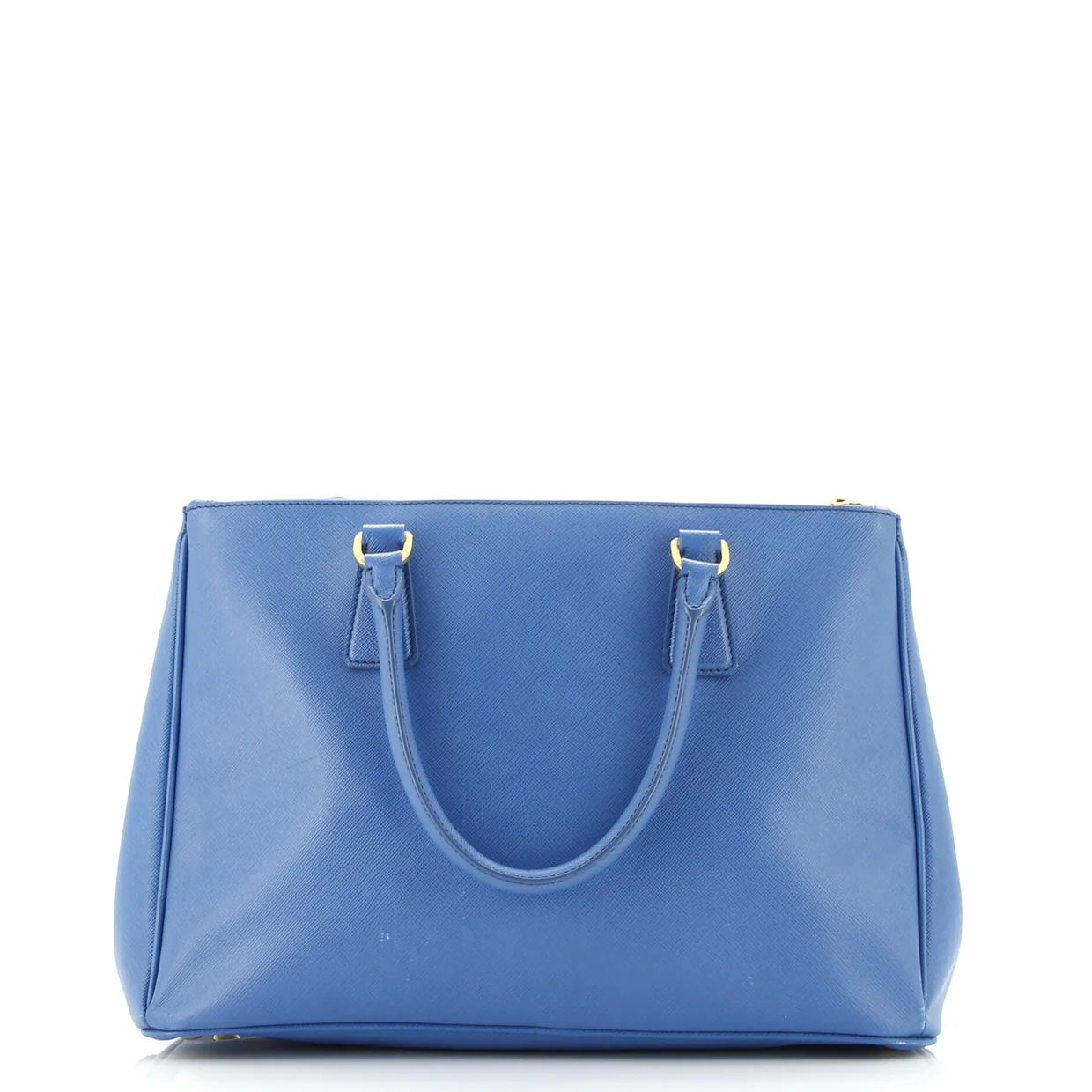 Double Zip Lux Tote Saffiano Leather Medium - Deep Luxury