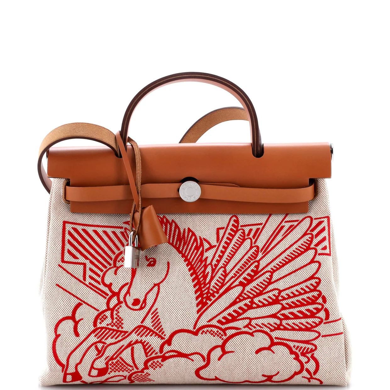 Herbag Zip Pegase Pop Toile and Leather 31 - Deep Luxury