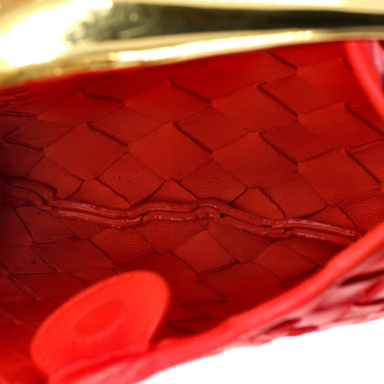 Sardine Top Handle Bag Intrecciato Nappa Mini - Deep Luxury