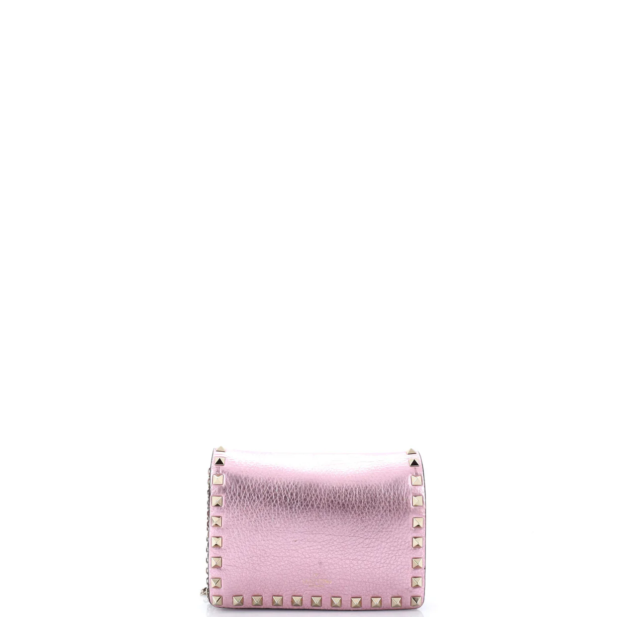 Rockstud Pouch Crossbody Bag Leather Mini - Deep Luxury