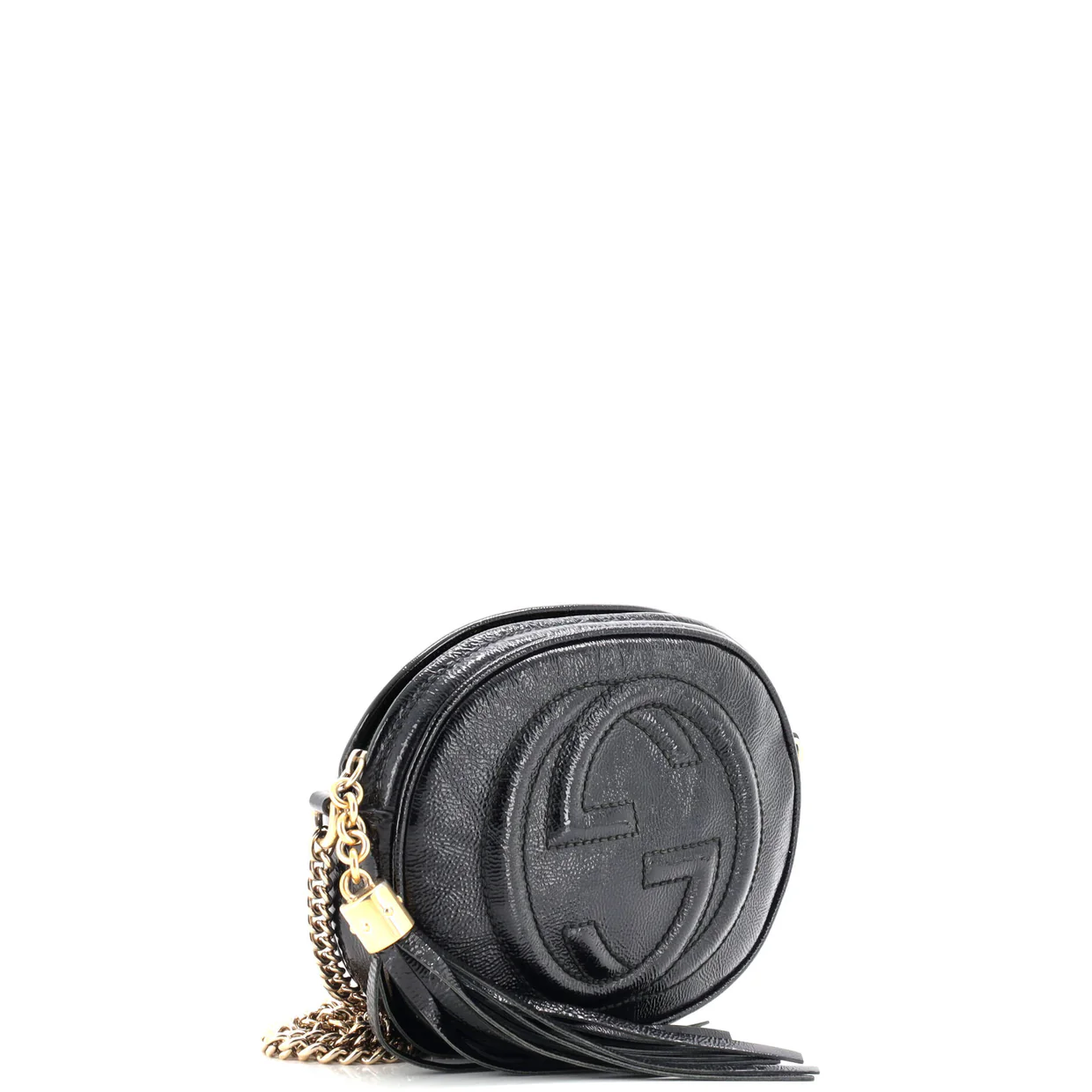 Soho Chain Bag Patent Mini - Deep Luxury