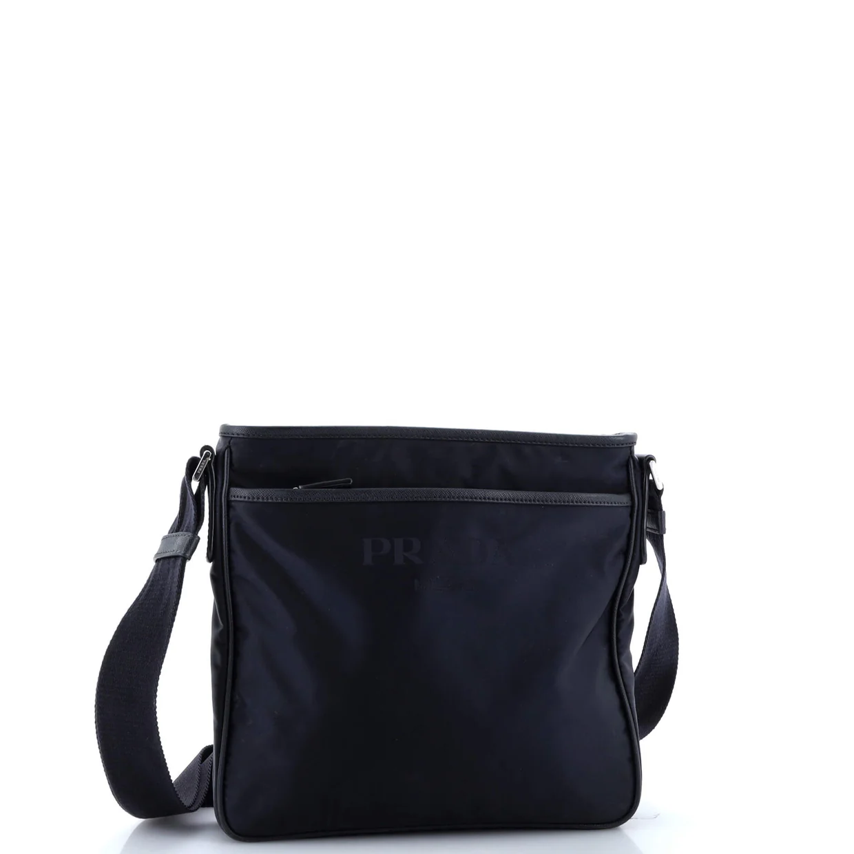 Front Pocket Messenger Bag Tessuto Medium - Deep Luxury