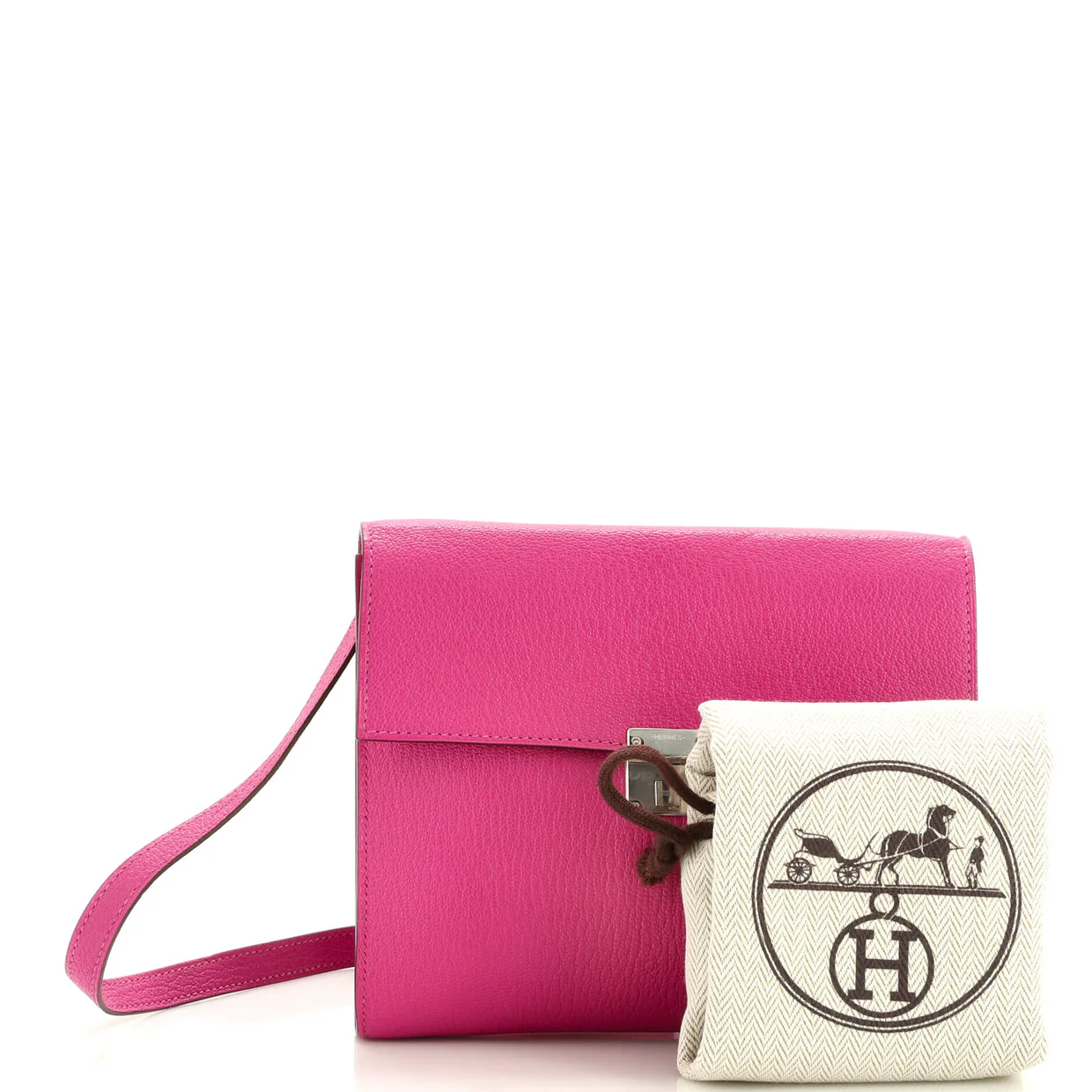 Clic Wallet on Strap Chevre Mysore 16 - Deep Luxury