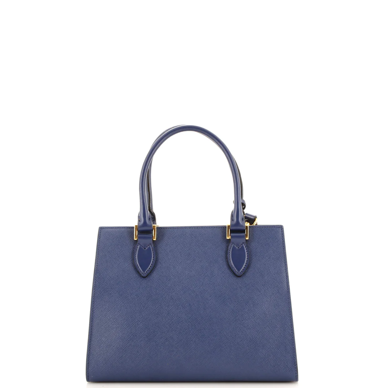 Monochrome Tote Saffiano with City Calf Small - Deep Luxury