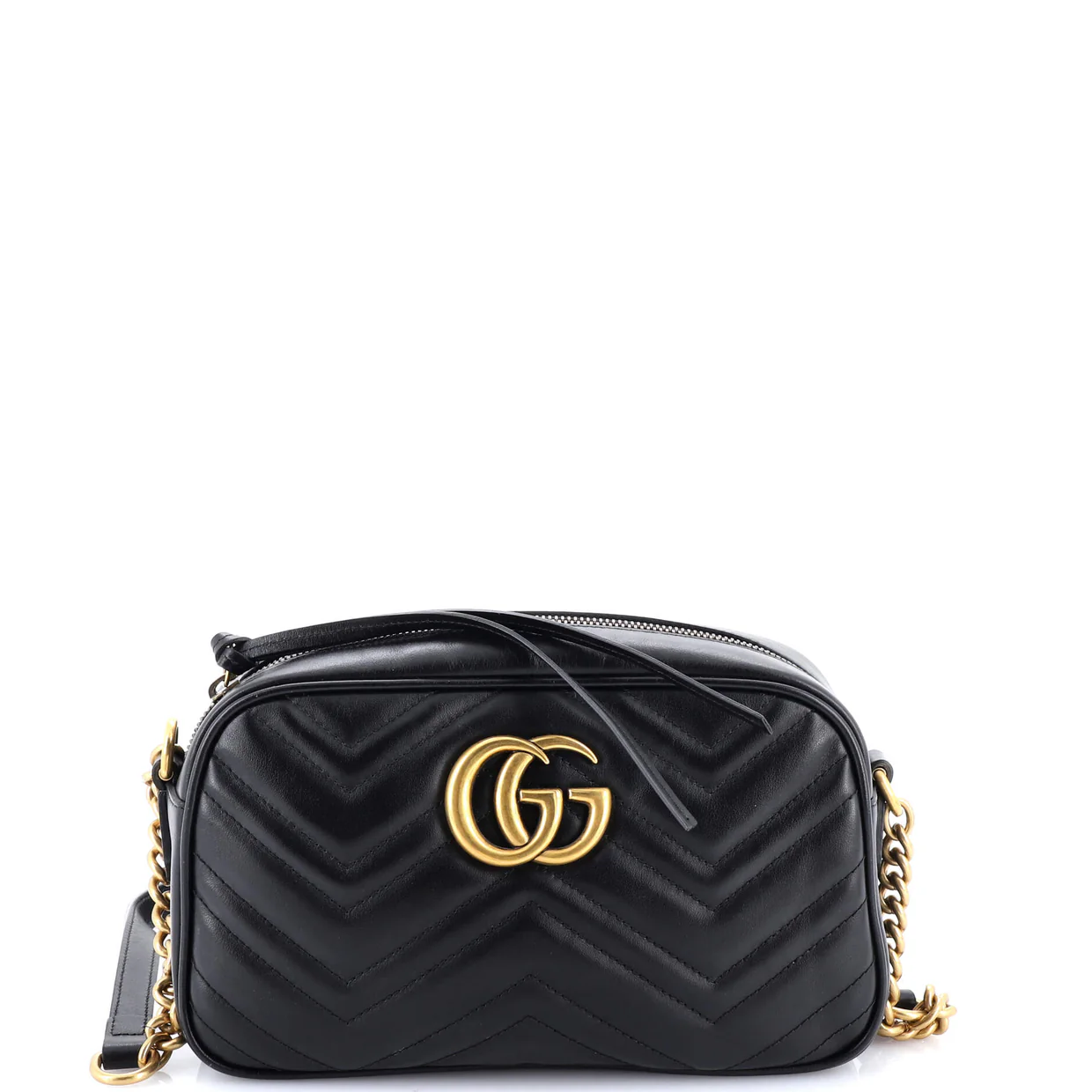 GG Marmont Shoulder Bag Matelasse Leather Small - Deep Luxury