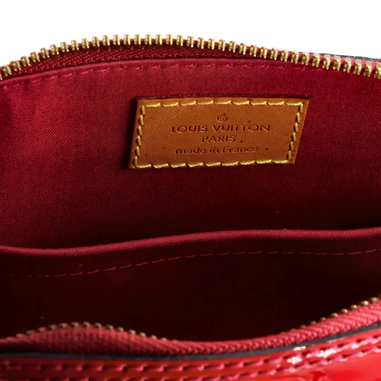 Alma Handbag Monogram Vernis BB - Deep Luxury