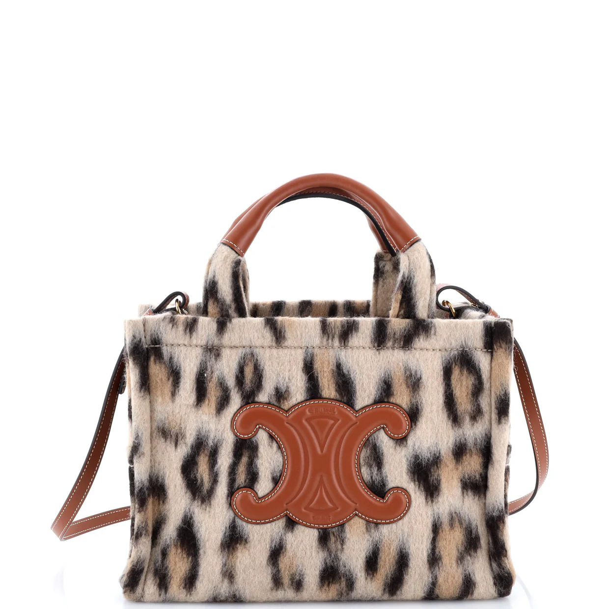 Cabas Thais Tote Printed Wool Small - Deep Luxury