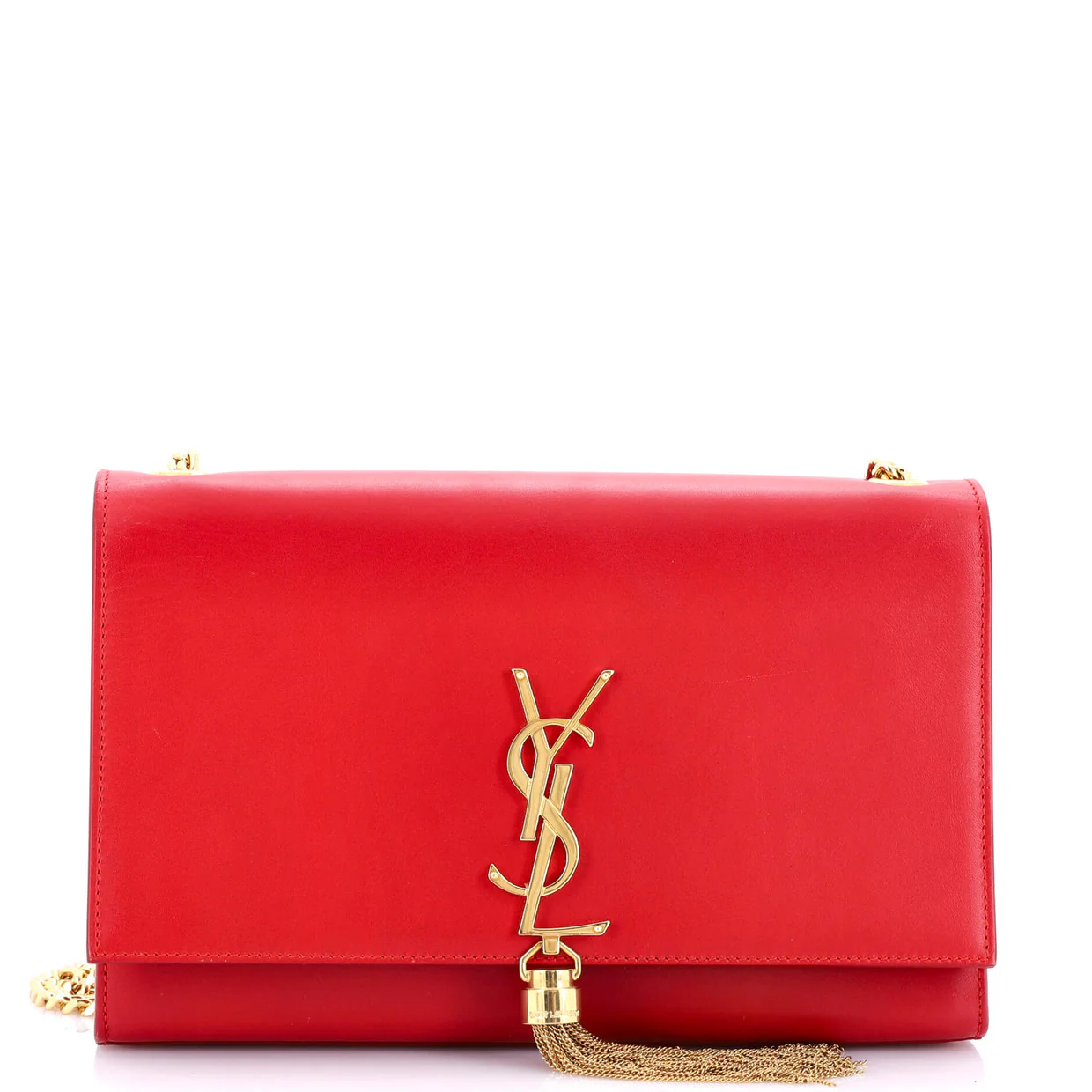 Classic Monogram Tassel Crossbody Bag Leather Medium - Deep Luxury