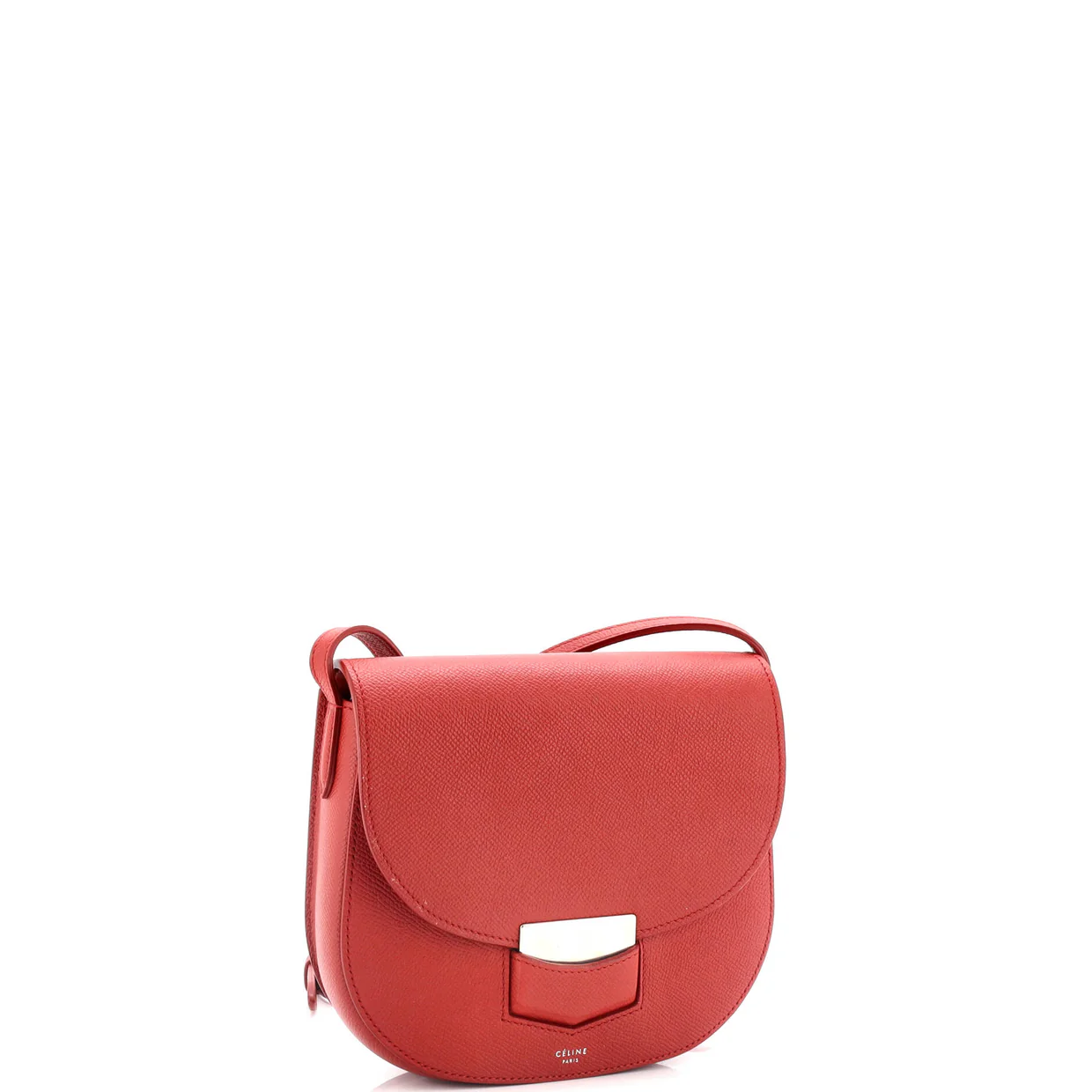 Trotteur Crossbody Bag Grainy Leather Small - Deep Luxury