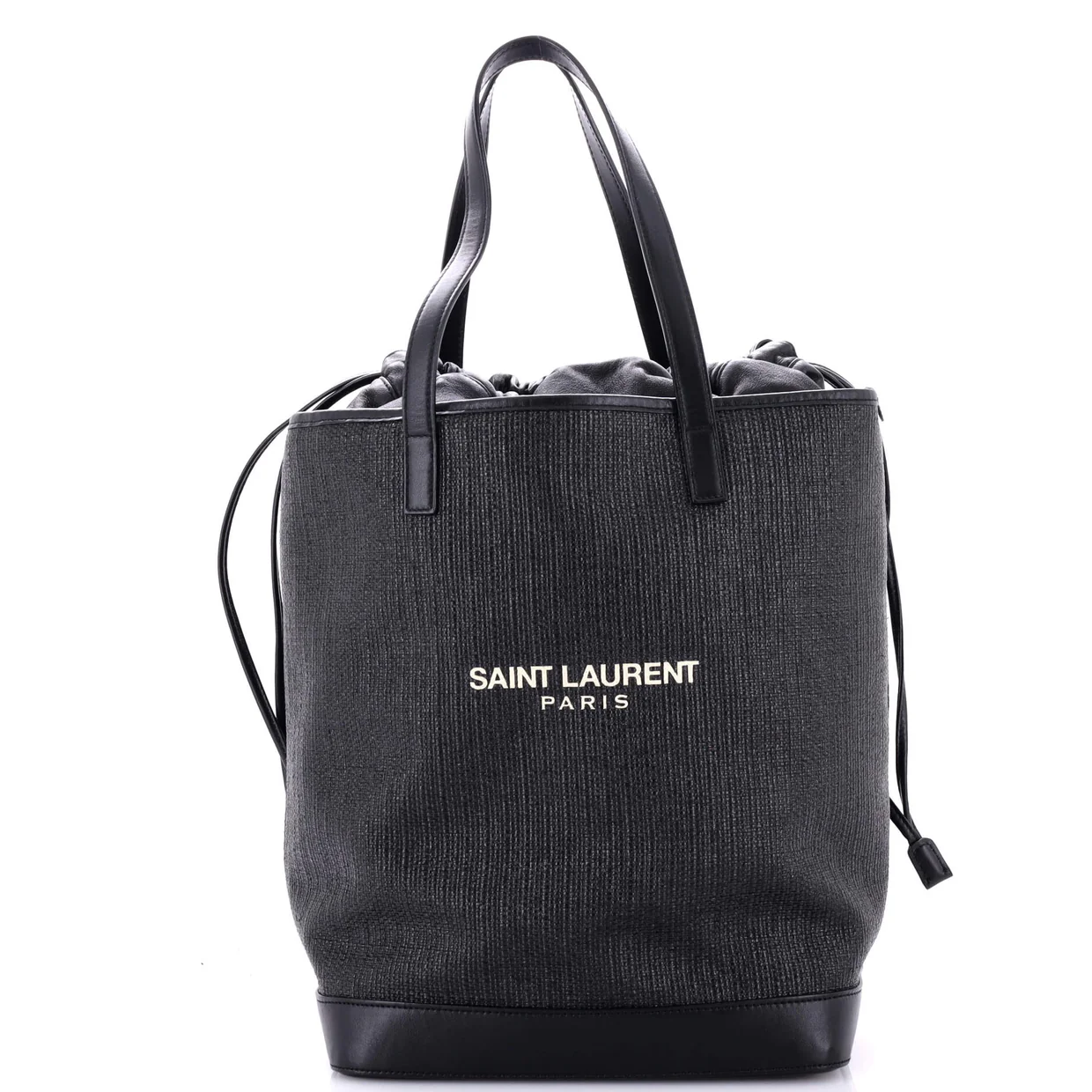 Teddy Shopping Tote Canvas with Leather - Deep Luxury