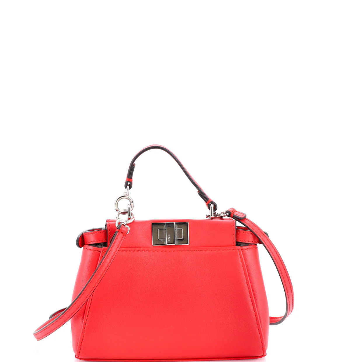 Peekaboo Bag Studded Leather Micro - Deep Luxury