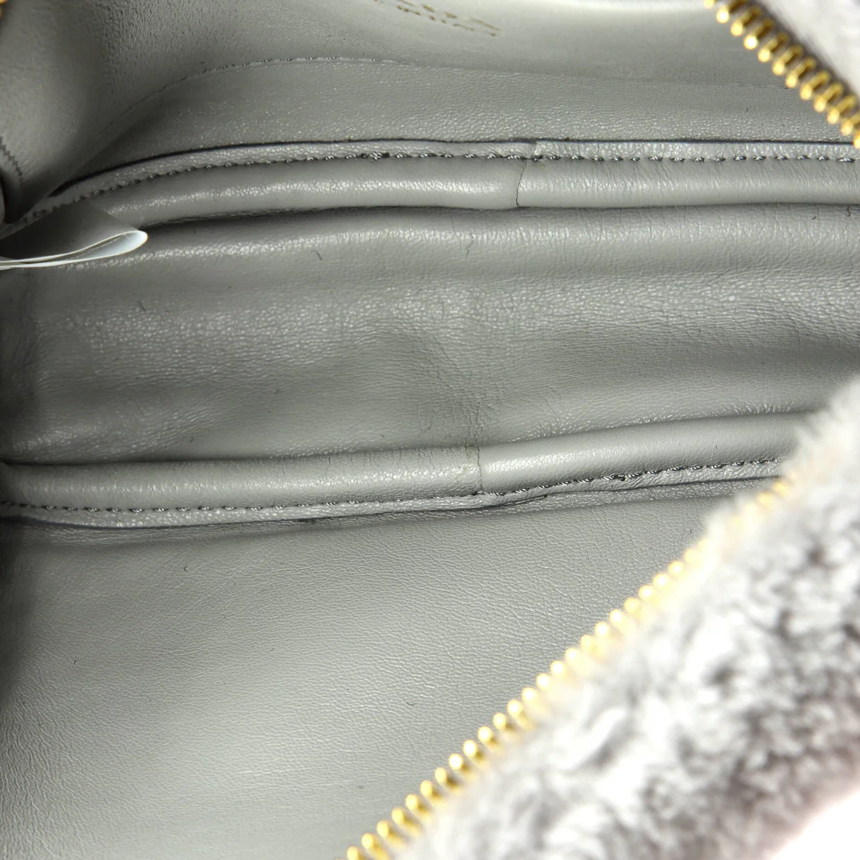 Flou Camera Crossbody Bag Shearling Small - Deep Luxury