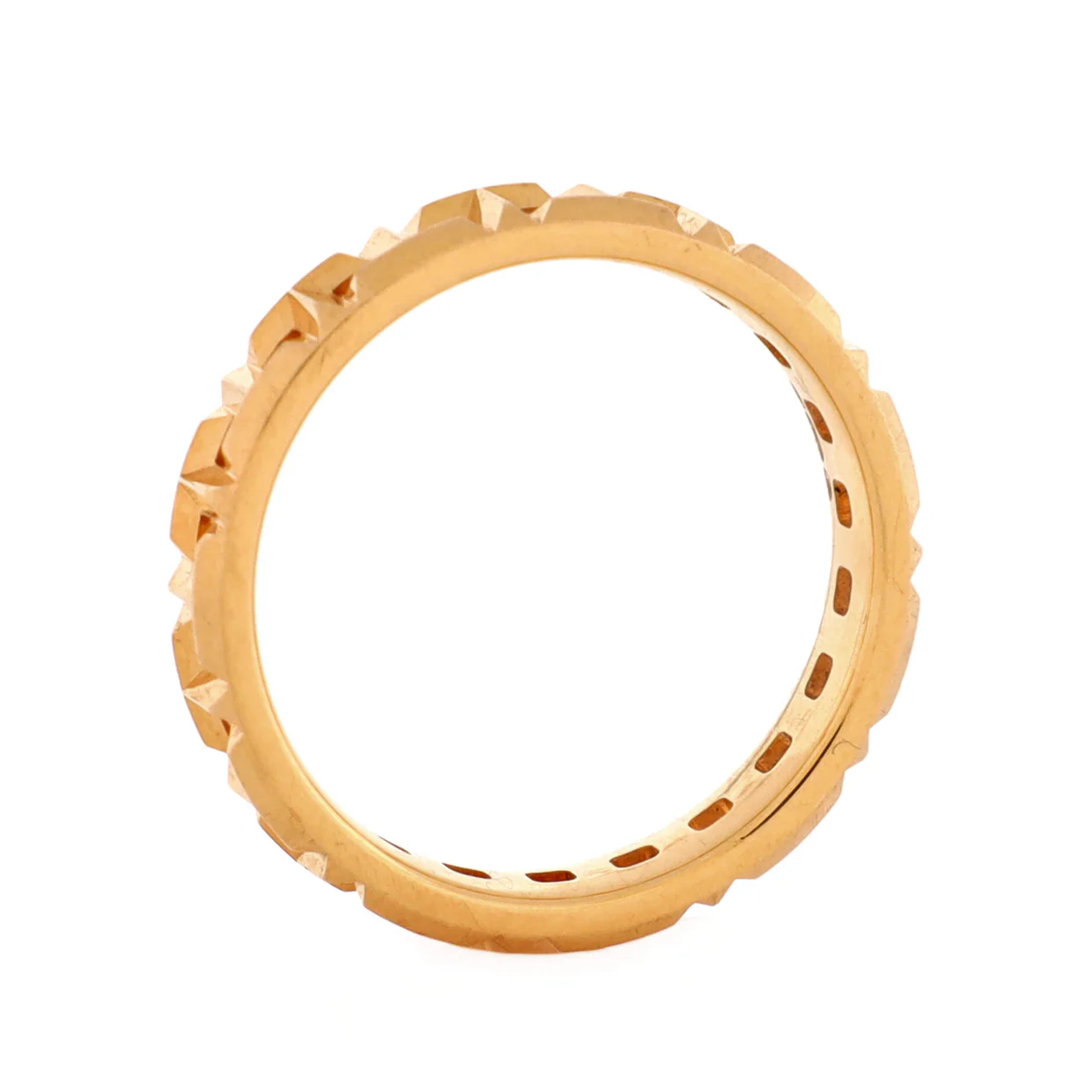 T True Ring 18K Yellow Gold Narrow - Deep Luxury