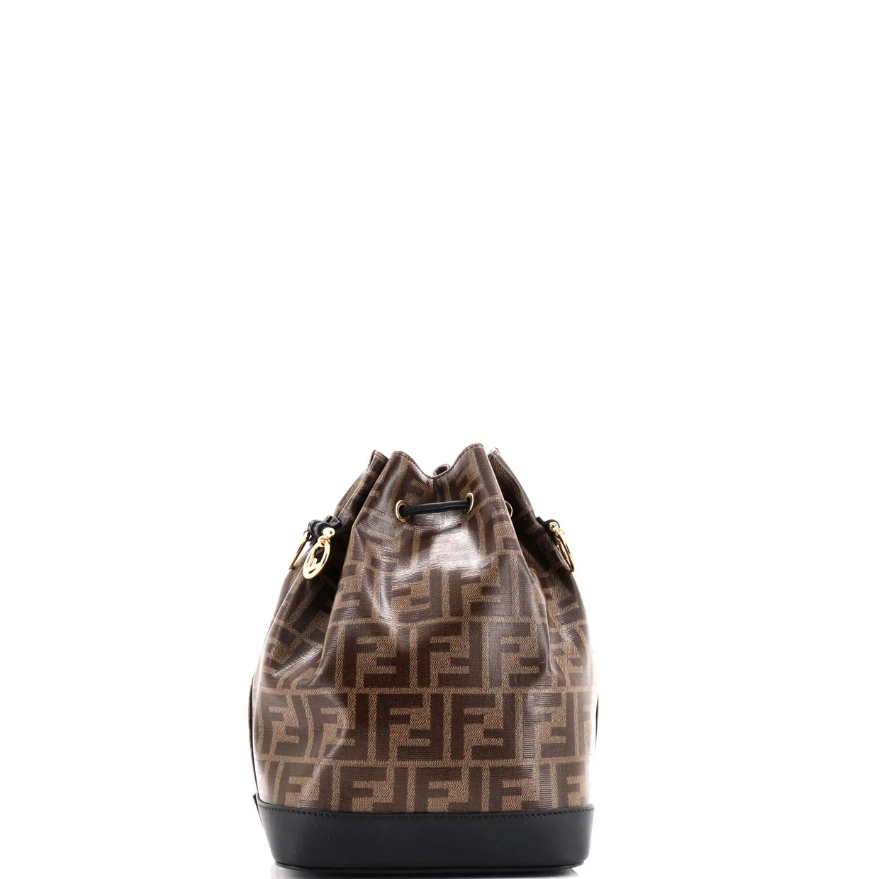 Mon Tresor Bucket Bag Zucca Coated Canvas Small - Deep Luxury