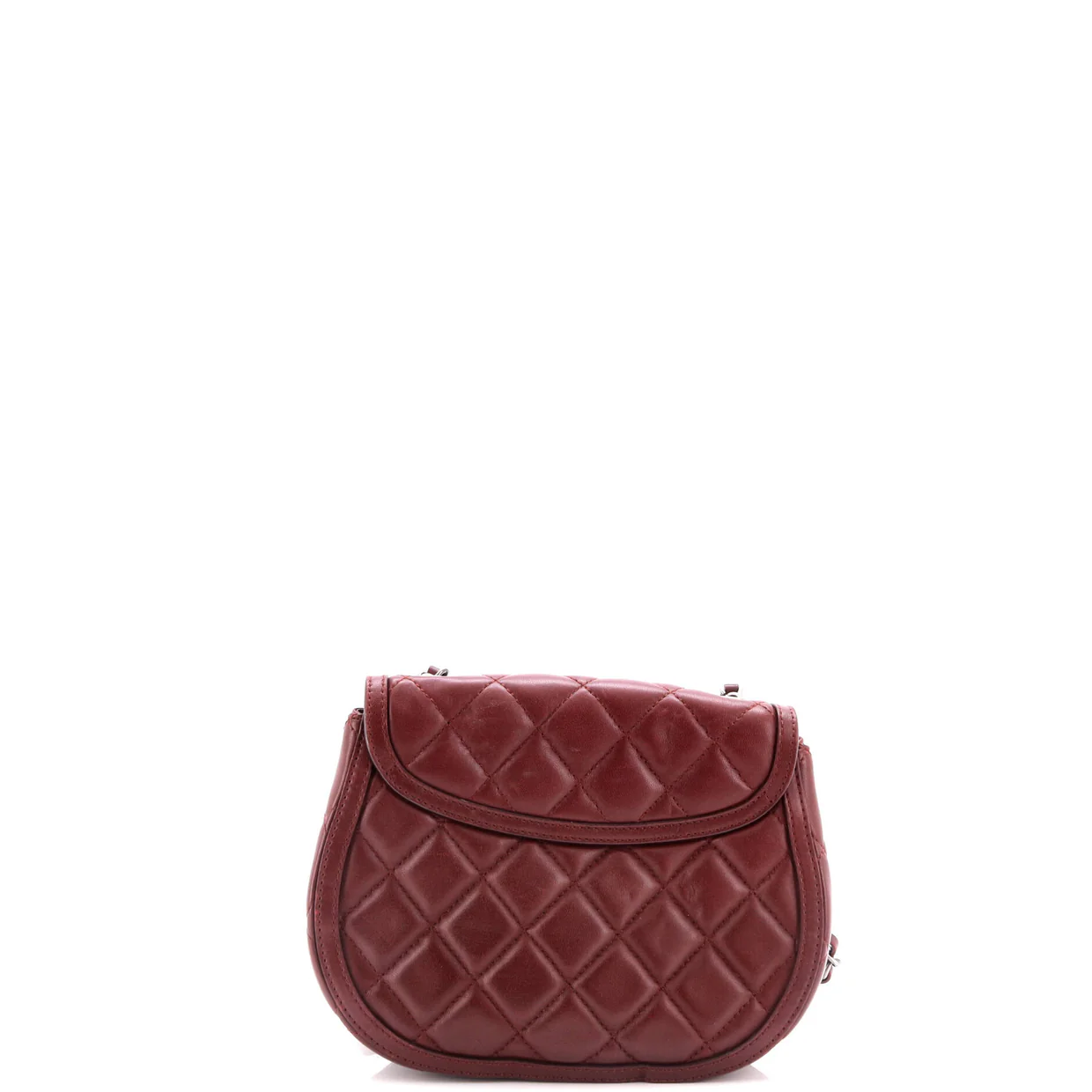 Saddle Bag Quilted Calfskin Small - Deep Luxury