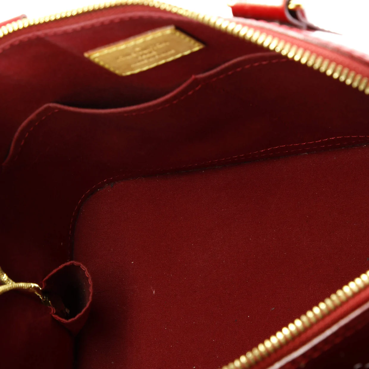 Alma Handbag Monogram Vernis PM - Deep Luxury