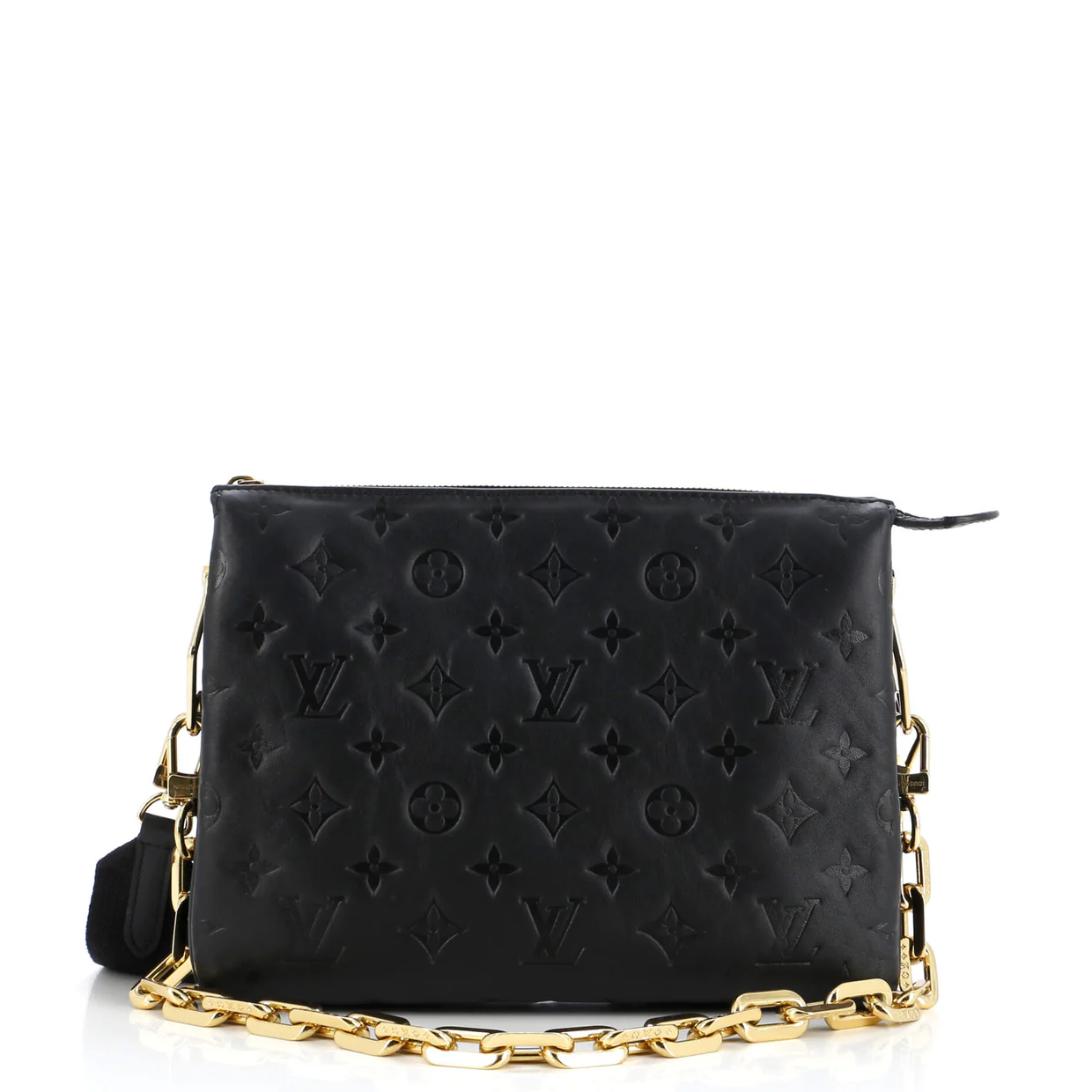 Coussin Bag Monogram Embossed Lambskin PM - Deep Luxury