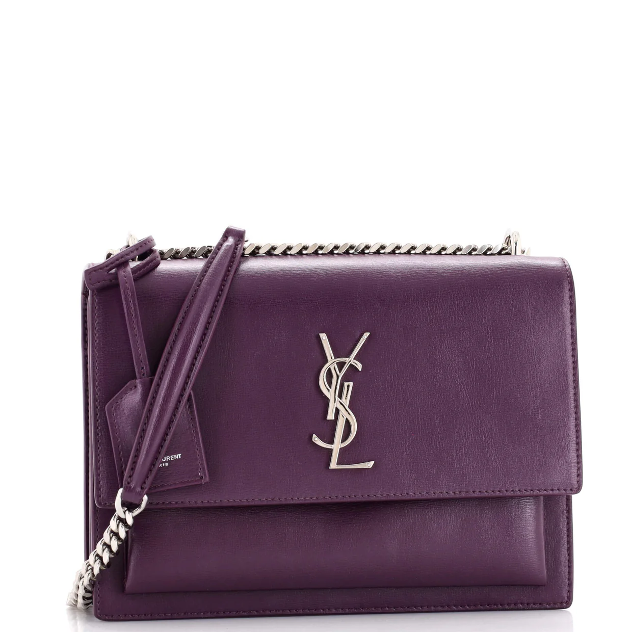 Sunset Crossbody Bag Leather Medium - Deep Luxury