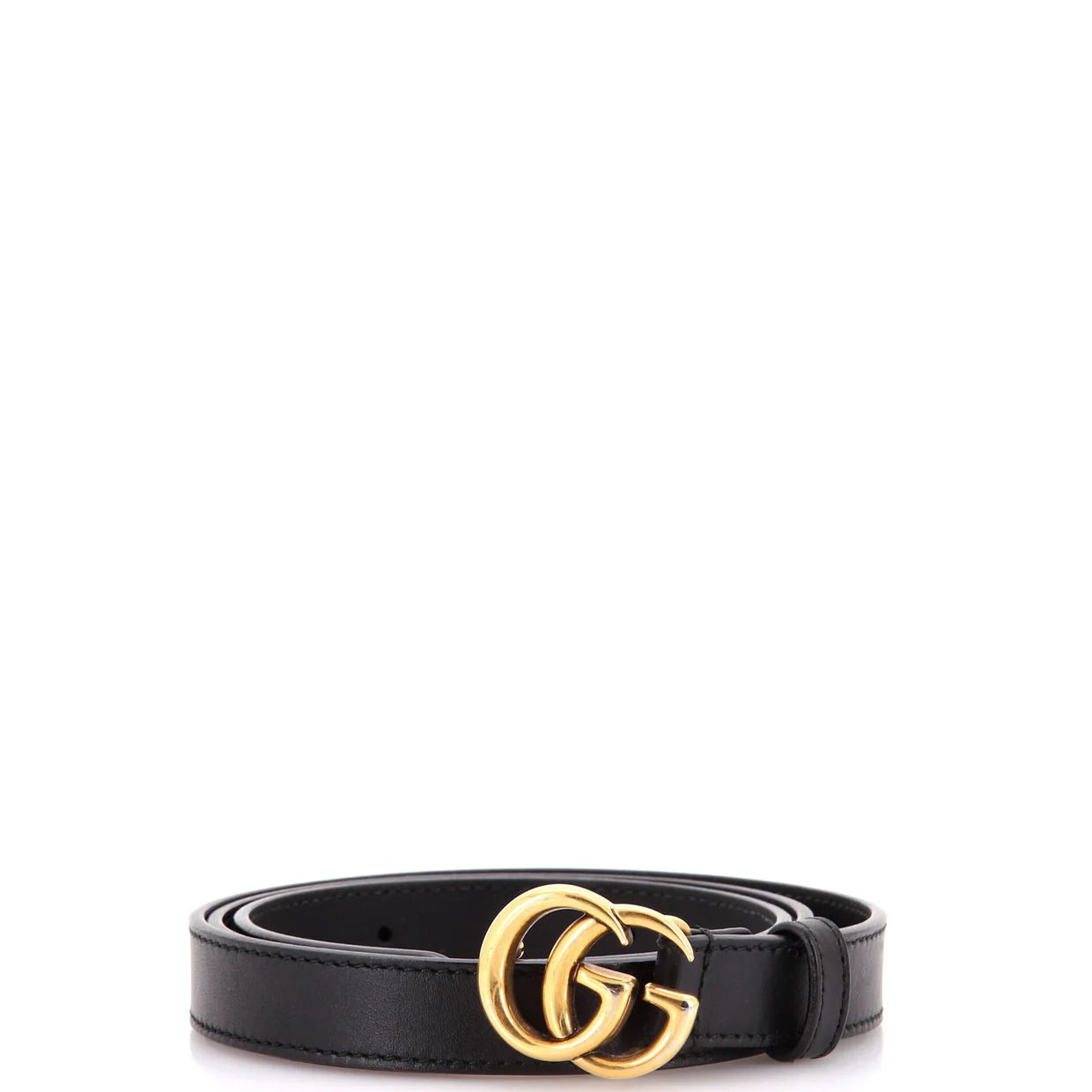 GG Marmont Belt Leather Thin 90 - Deep Luxury