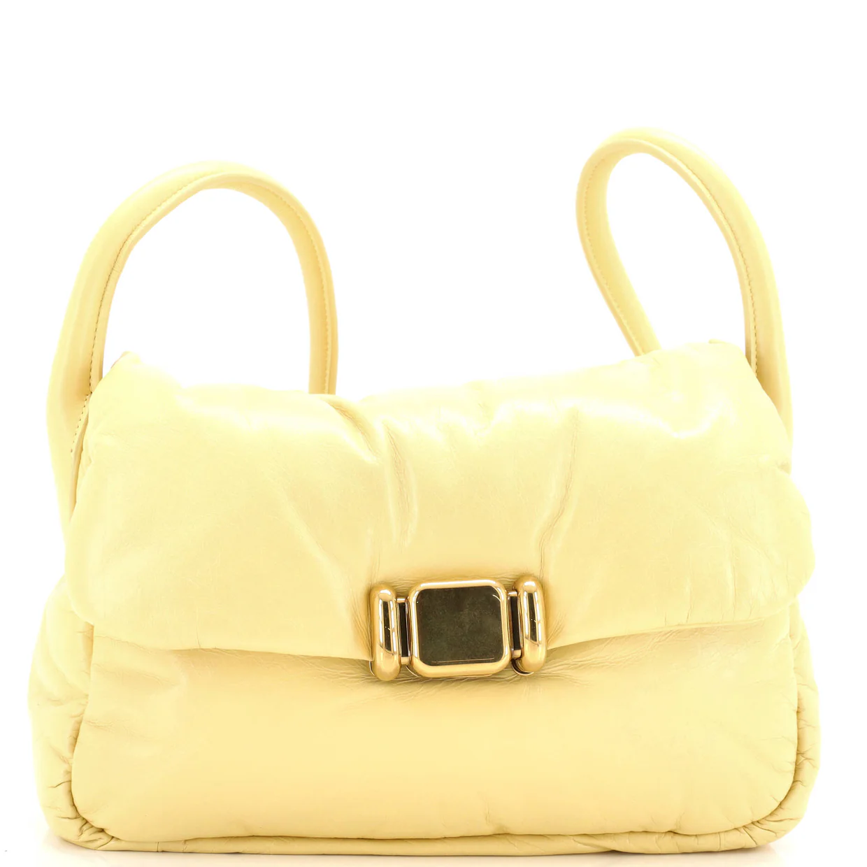 Pad Shoulder Bag Leather - Deep Luxury
