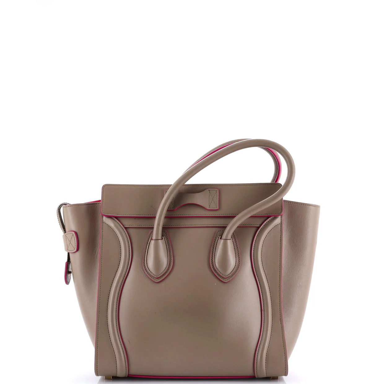 Luggage Bag Smooth Leather Micro - Deep Luxury
