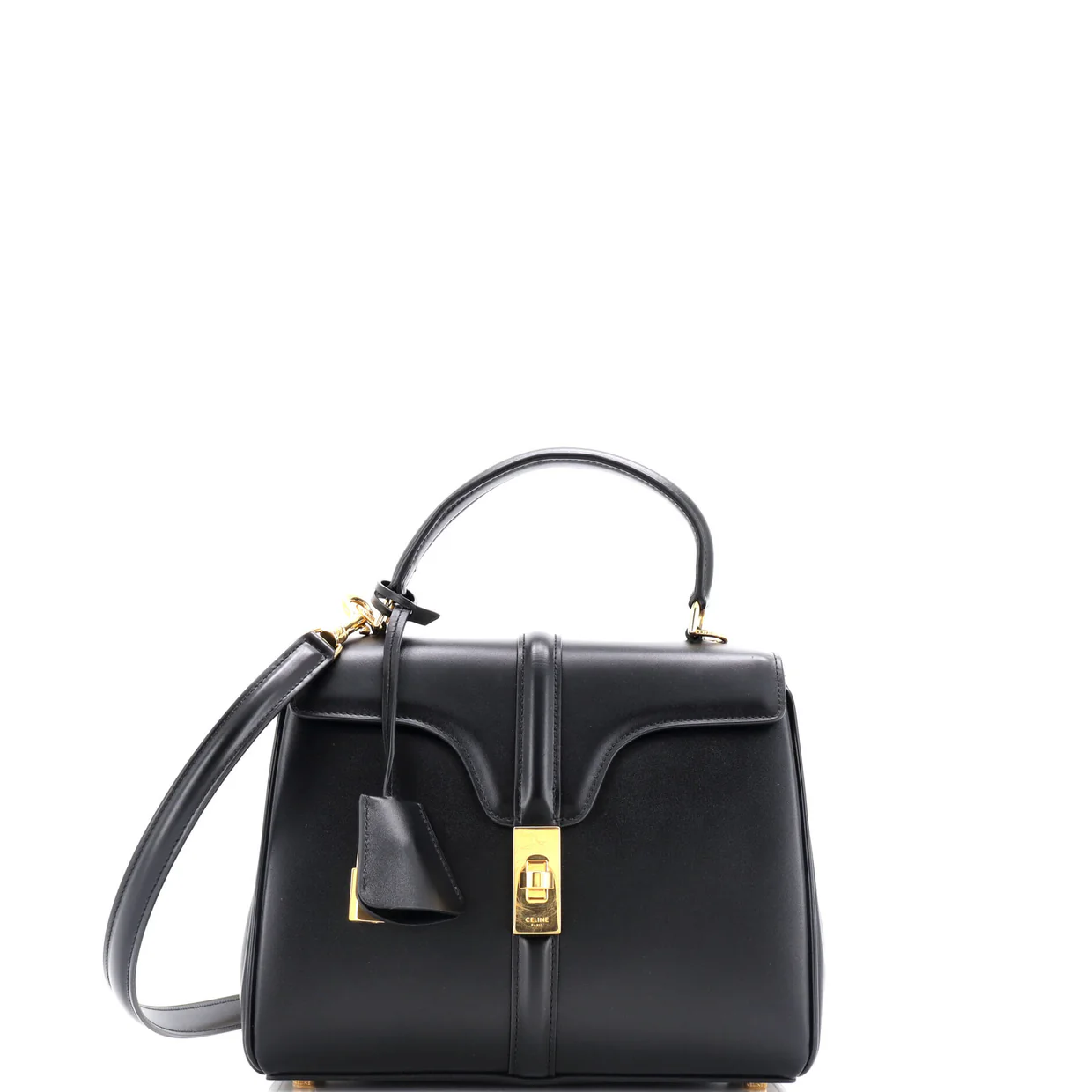 16 Top Handle Bag Smooth Calfskin Small - Deep Luxury