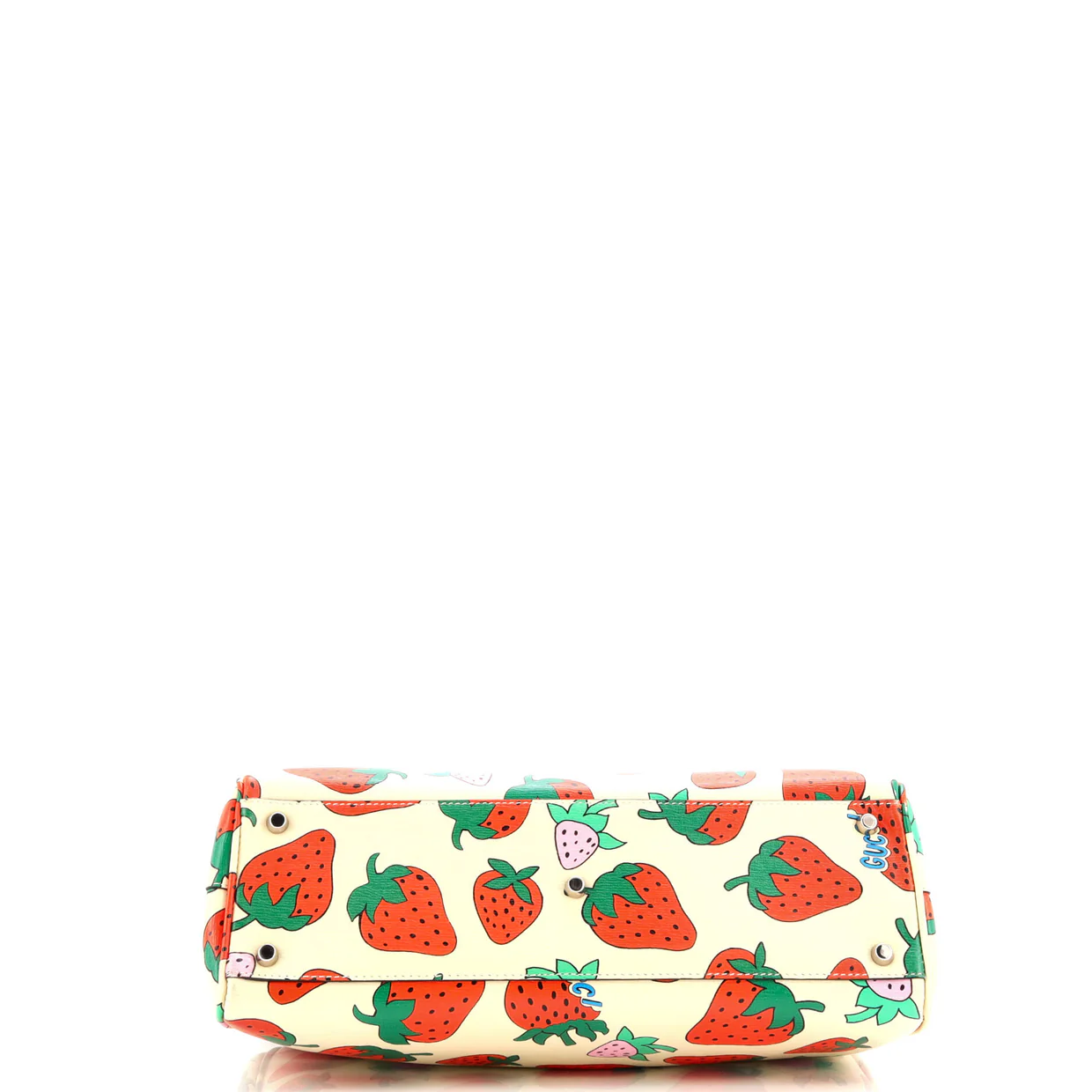 Zumi Top Handle Bag Printed Leather Medium - Deep Luxury