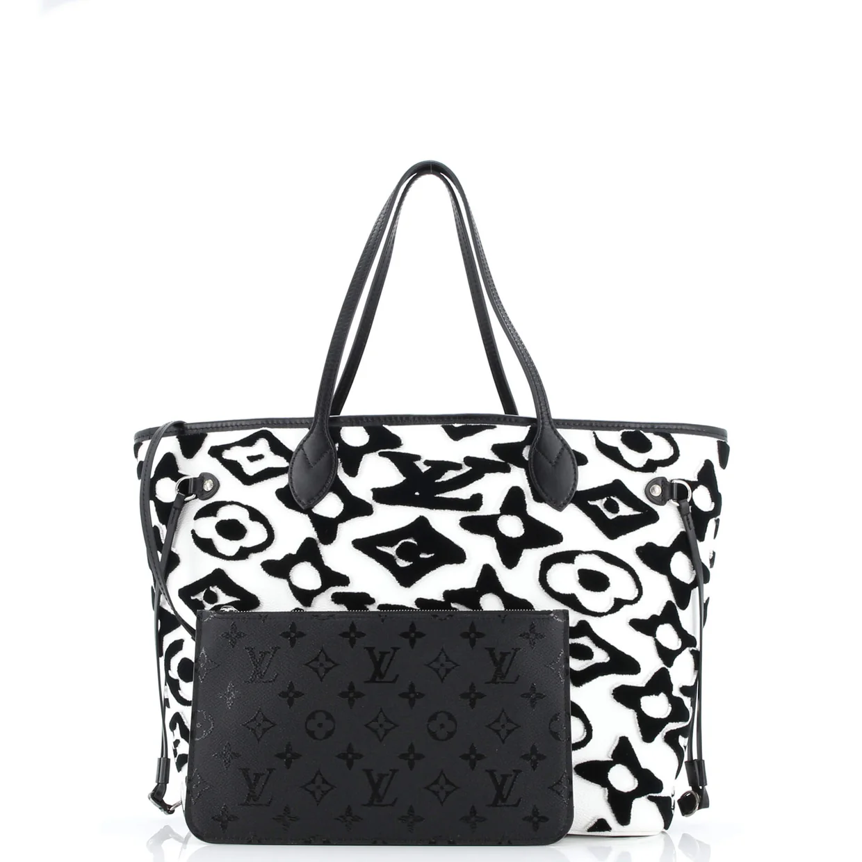 Neverfull NM Tote Limited Edition Urs Fischer Tufted Monogram Canvas MM - Deep Luxury