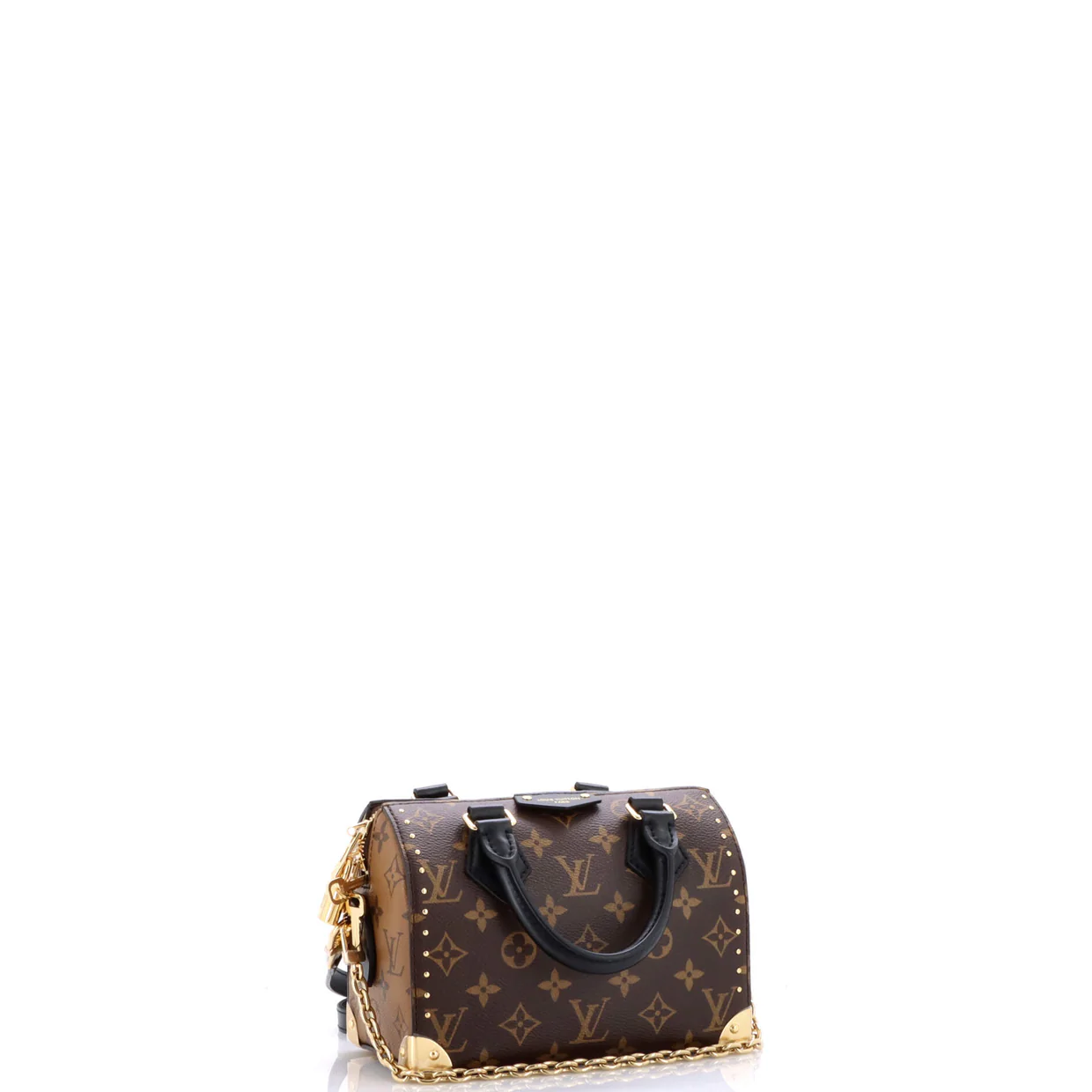 Speedy Trunk Bag Reverse Monogram Canvas 20 - Deep Luxury