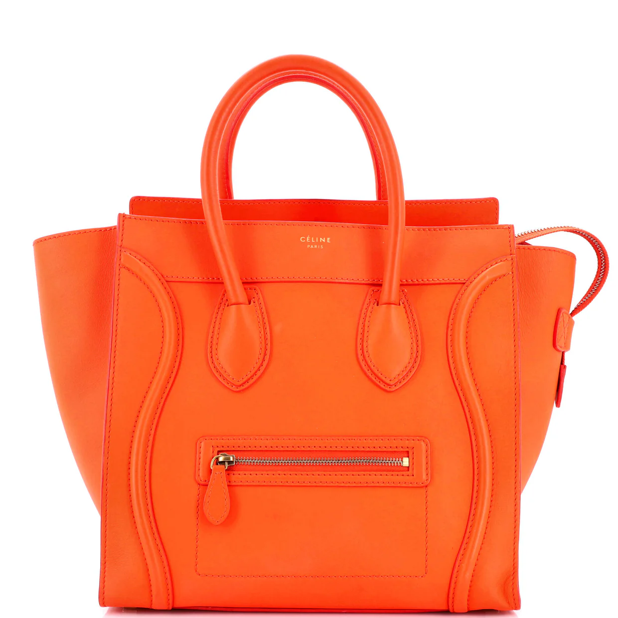 Luggage Bag Smooth Leather Mini - Deep Luxury