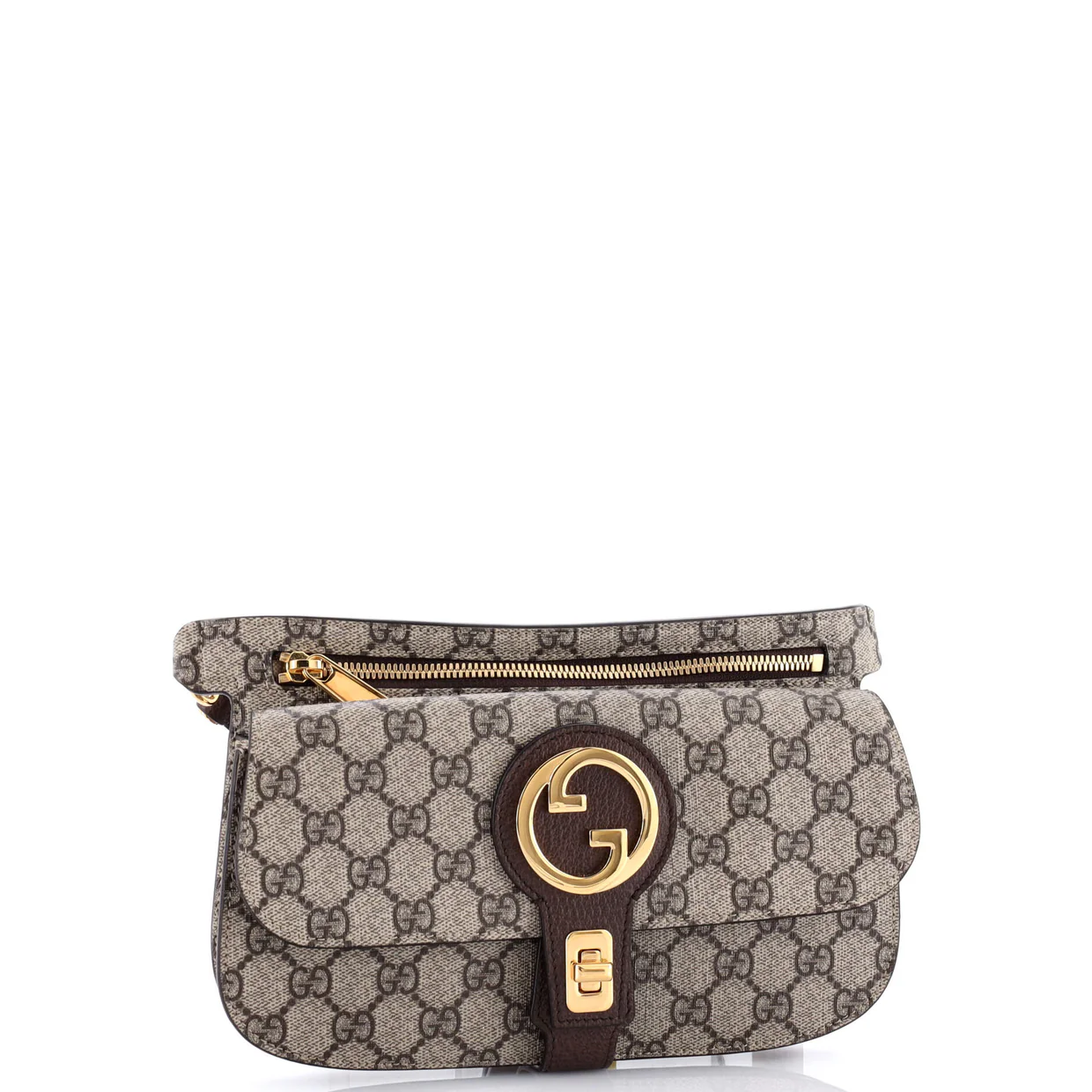 Blondie Flap Pocket Belt bag GG Coated Canvas - Deep Luxury